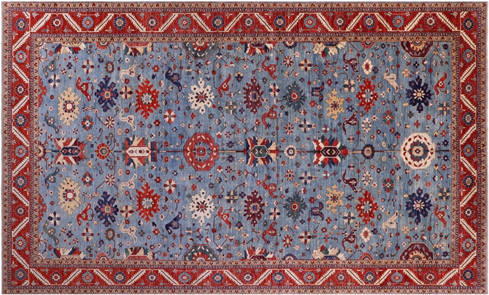 Hand Knotted Persian Fine Serapi Wool Rug