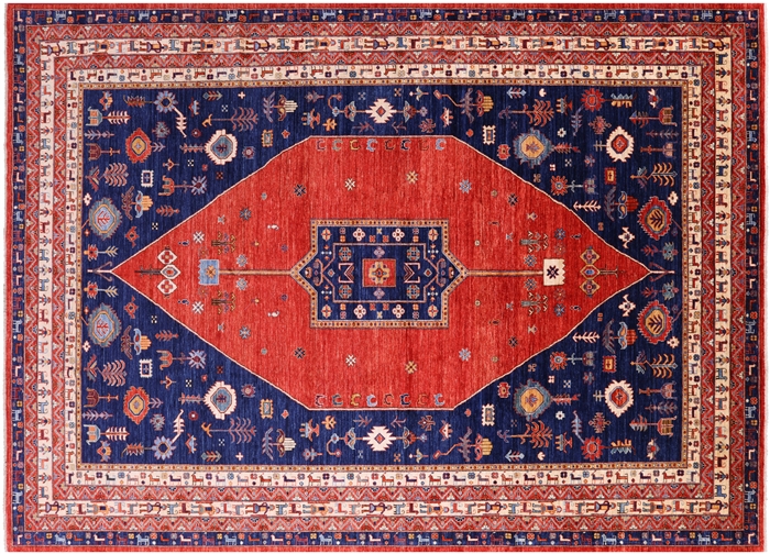 Hand Knotted Persian Fine Serapi Wool Rug