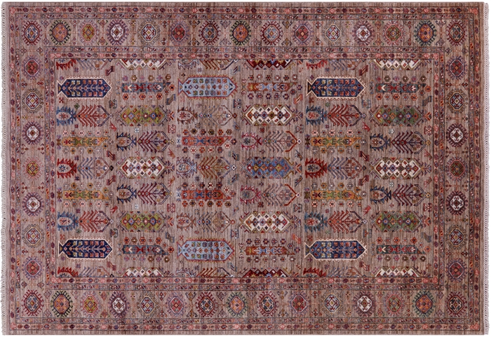 Handmade Fine Turkmen Ersari Wool Rug