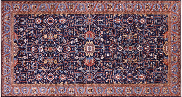 Hand Knotted Persian Fine Serapi Rug