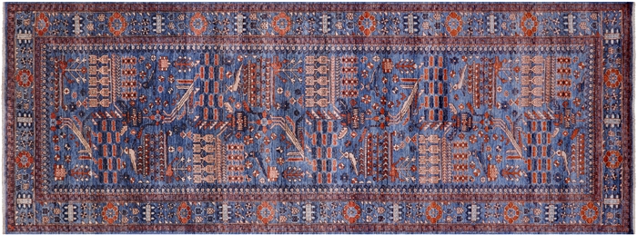 Persian Fine Serapi Hand-Knotted Wool Rug