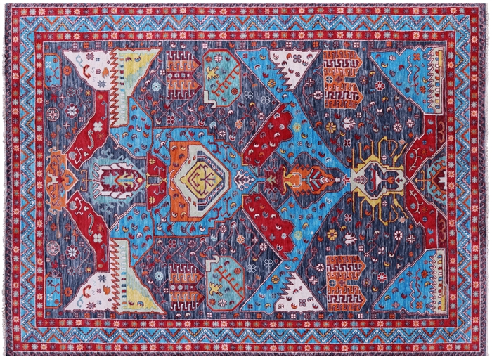 Kazak Handmade Wool Rug