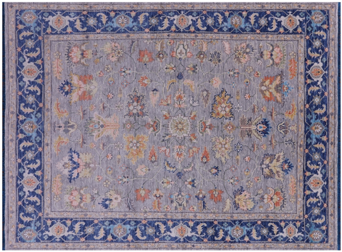 Persian Fine Serapi Hand-Knotted Wool Rug