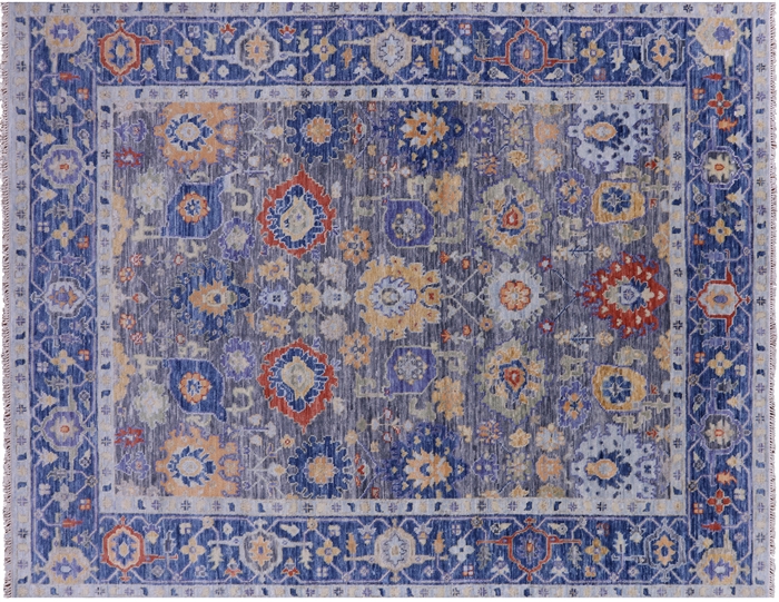 Turkish Oushak Handmade Wool Rug