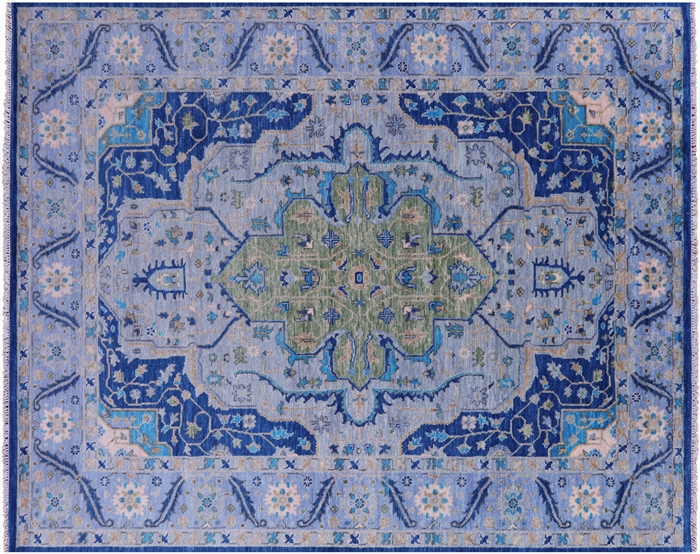 Hand-Knotted Persian Fine Serapi Wool Rug