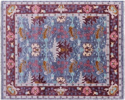 Hand Knotted William Morris Wool Rug