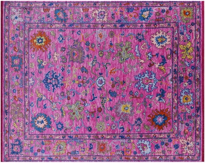 Turkish Oushak Handmade Wool Rug