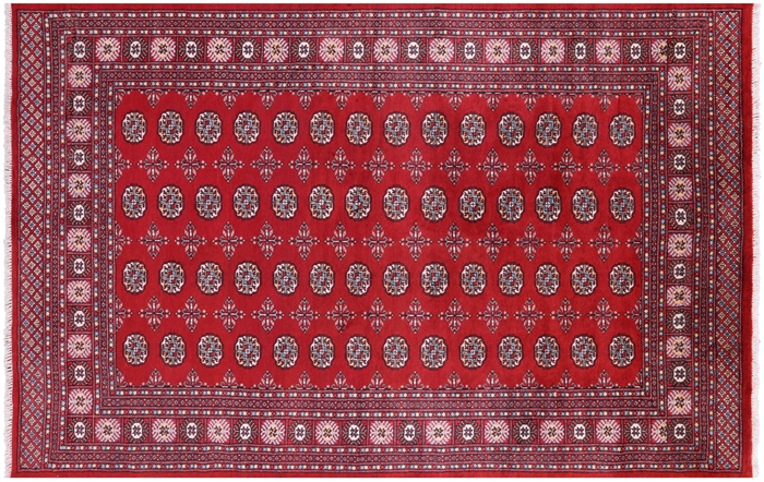 Handmade Silky Bokhara Wool Rug