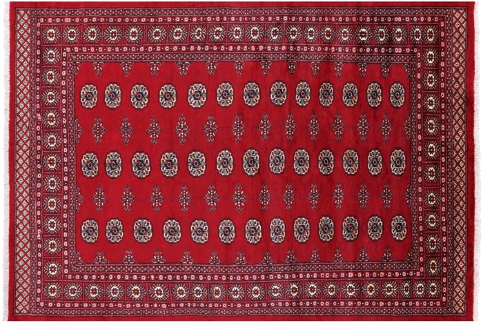 Silky Bokhara Handmade Wool Rug