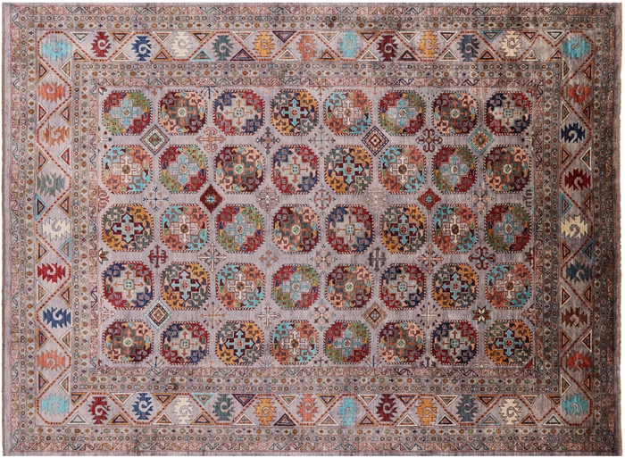 Handmade Super Turkmen Ersari Wool Rug