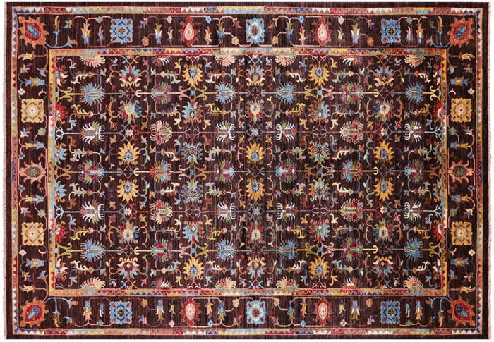 Handmade Persian Tabriz Wool Rug