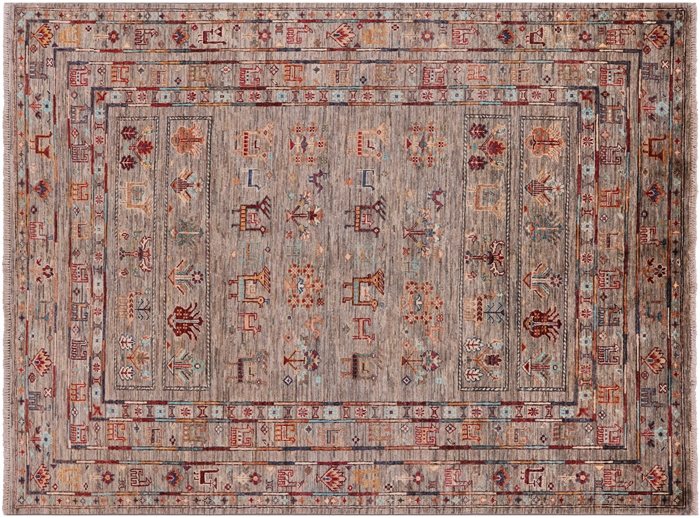 Tribal Persian Gabbeh Hand Knotted Rug