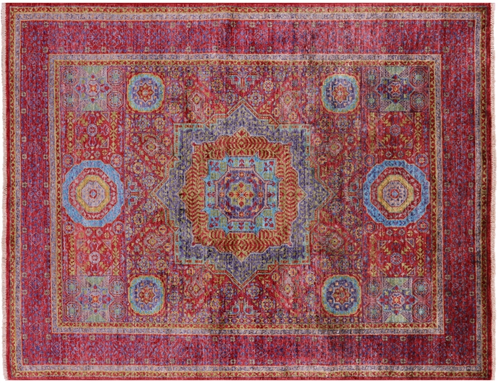 Geometric Mamluk Handmade Wool Rug