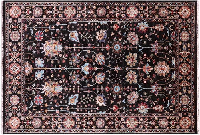 Persian Tabriz Hand Knotted Wool Rug