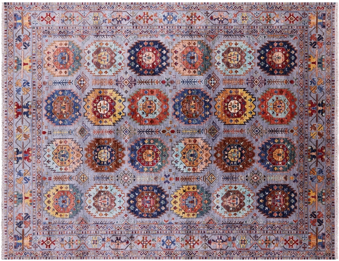 Hand Knotted Fine Turkmen Wool Rug