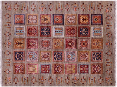 Handmade Persian Garden Design Wool Rug