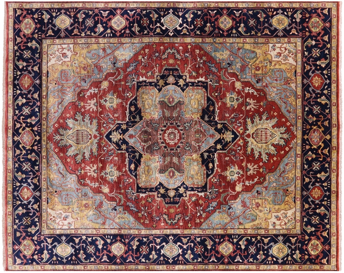 Persian Fine Serapi Handmade Wool Rug