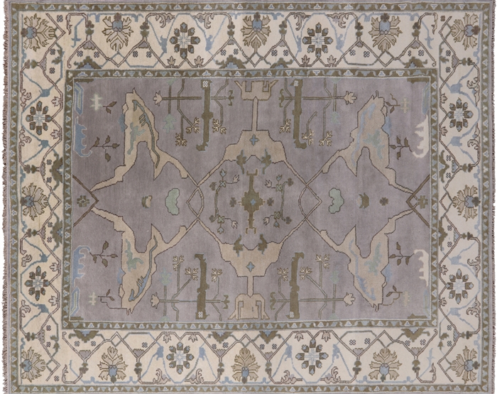 Oushak Hand Knotted Wool Rug