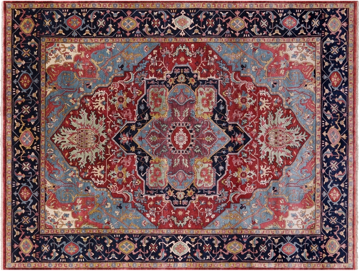 Persian Fine Serapi Handmade Wool Rug