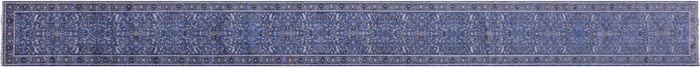 Wool & Silk Persian Nain Handmade Runner Rug