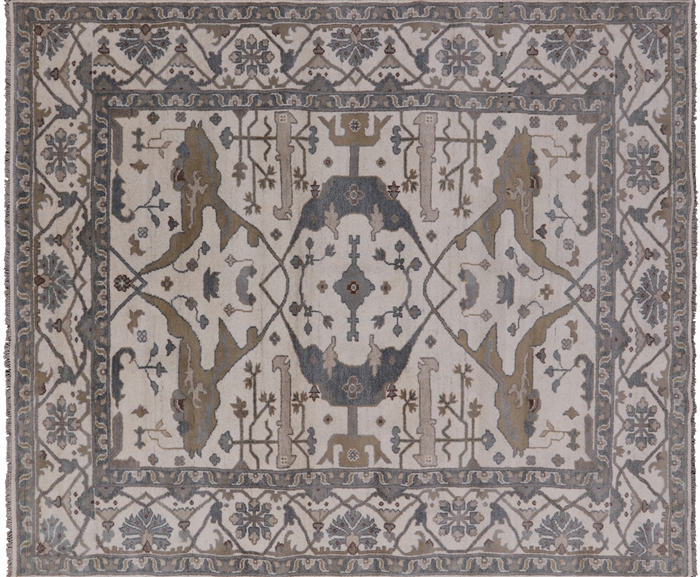 Oushak Hand Knotted Wool Area Rug