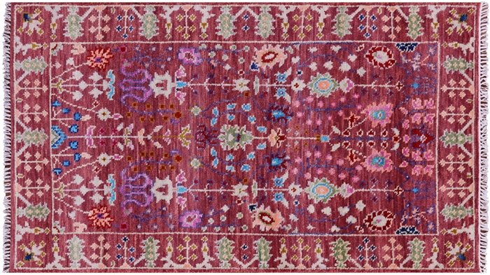 Turkish Oushak Handmade Rug