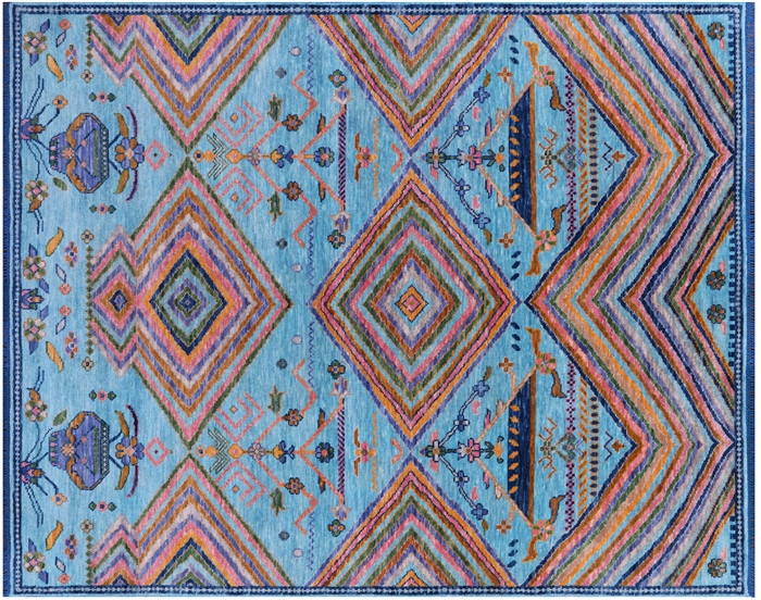 Hand Knotted Moroccan Wool Rug