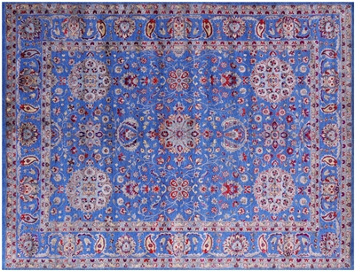 Wool & Silk Persian Tabriz Handmade Rug