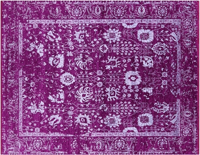 Handmade Persian Tabriz Wool & Silk Rug