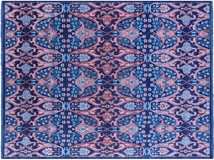 Turkish Oushak Hand Knotted Rug