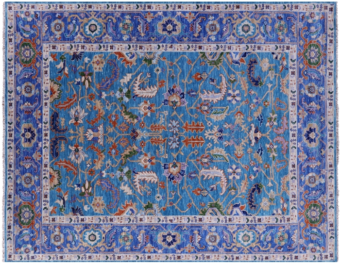 Hand Knotted Persian Fine Serapi Wool Rug