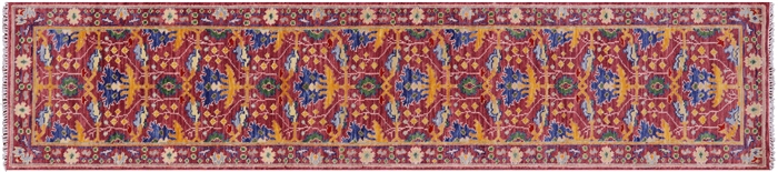 William Morris Hand Knotted Wool Runner Rug