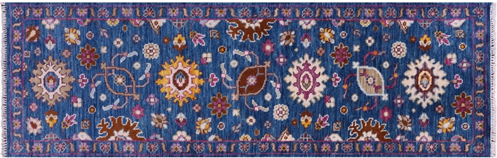 Runner Turkish Oushak Handmade Wool Rug