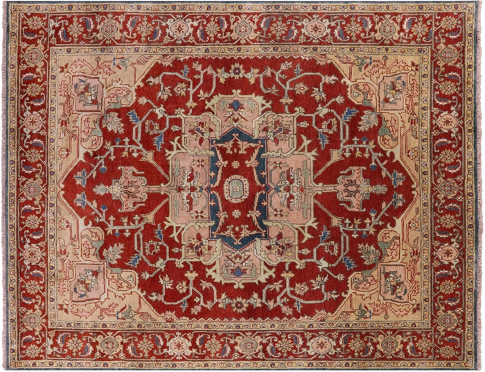 Heriz Serapi Handmade Wool Rug