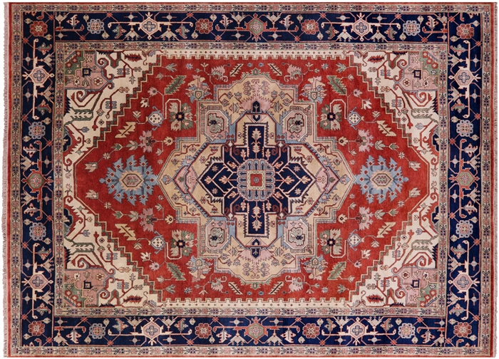 Heriz Serapi Handmade Wool Rug