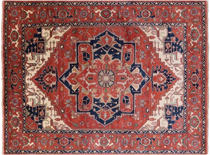 Heriz Serapi Hand Knotted Wool Rug