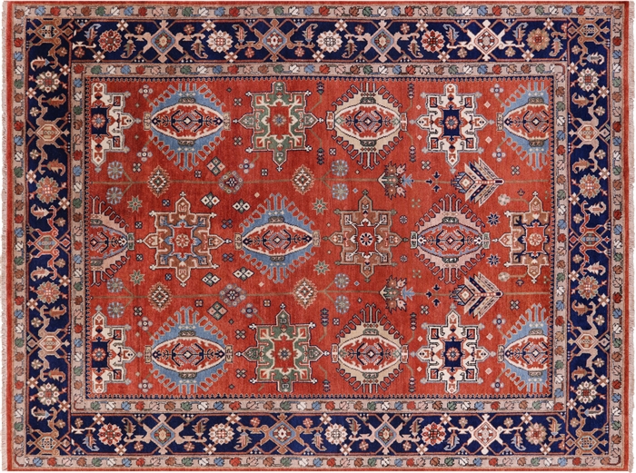 Handmade Persian Fine Serapi Wool Rug