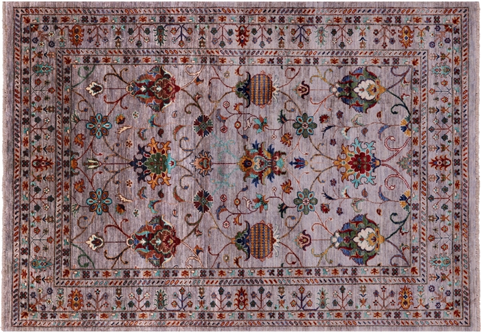 Persian Tabriz Hand Knotted Wool Rug