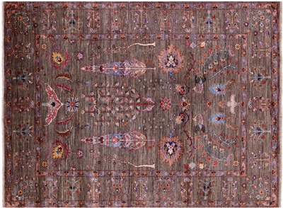 Persian Tabriz Handmade Wool Rug 4' 10" X 6' 7" - Q16456