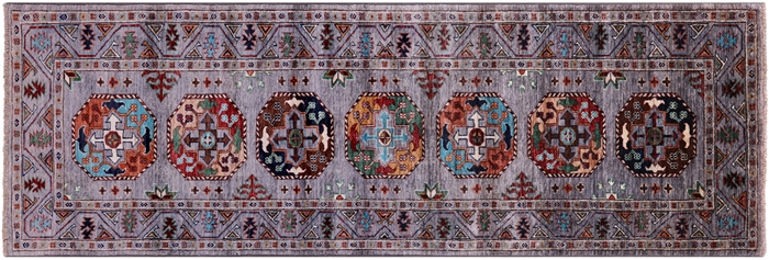 Runner Super Turkmen Ersari Handmade Wool Rug