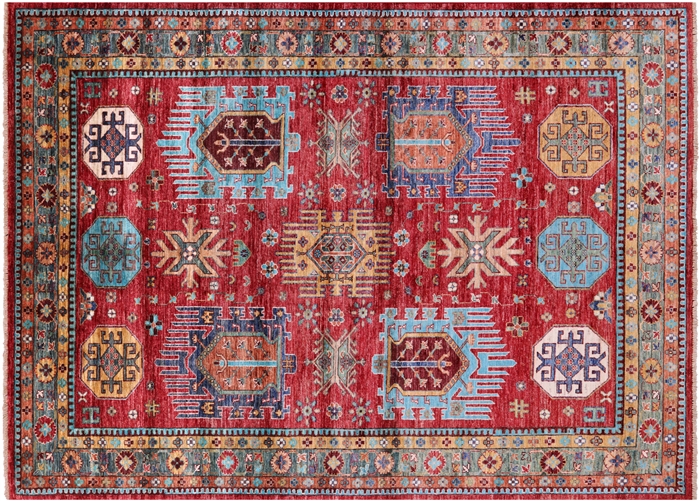 Handmade Fine Turkmen Ersari Wool Rug