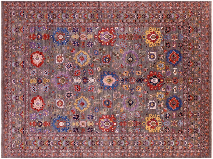 Handmade Super Heriz Serapi Wool Rug