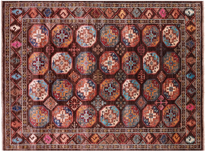 Handmade Super Turkmen Ersari Wool Rug