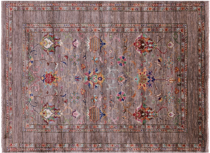 Persian Tabriz Hand Knotted Wool Rug