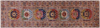 Fine Turkmen Handmade Wool Runner Rug