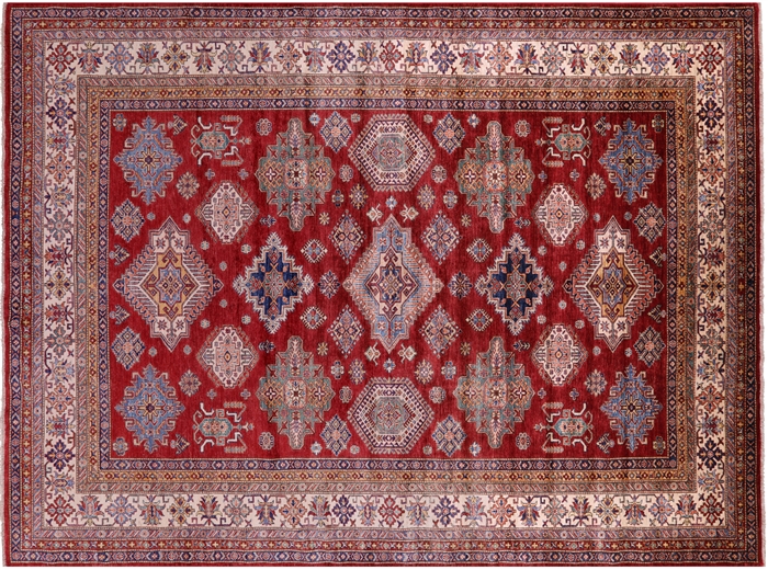 Hand Knotted Super Kazak Wool Rug