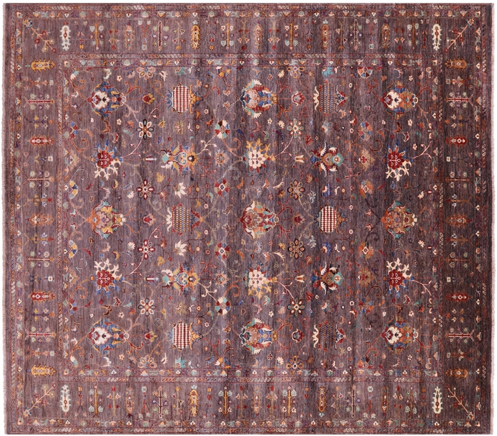 Handmade Persian Tabriz Wool Rug