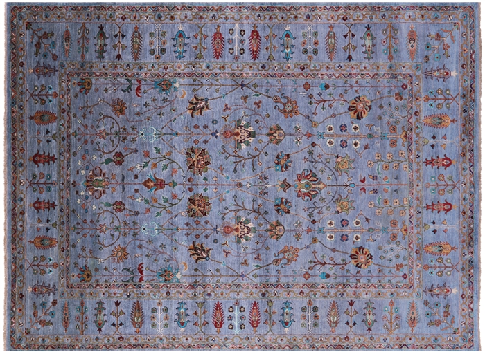 Persian Tabriz Hand Knotted Wool Rug