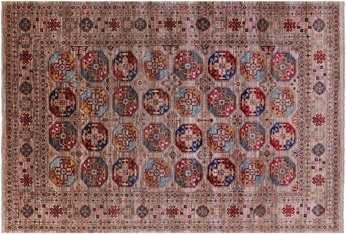 Super Turkmen Ersari Hand-Knotted Rug