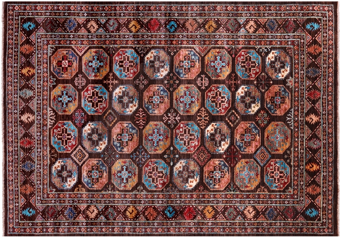 Super Turkmen Ersari Hand Knotted Wool Rug